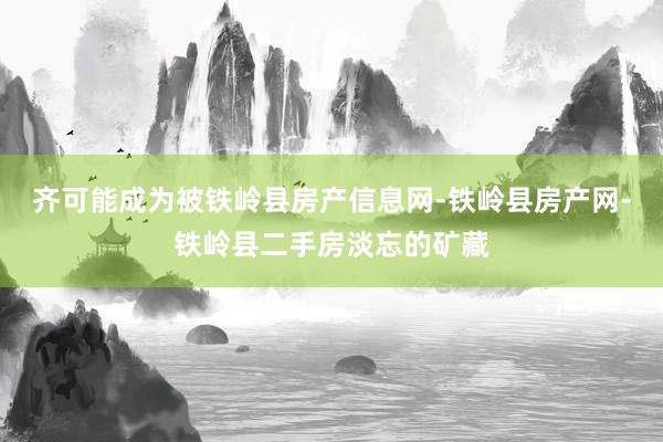 齐可能成为被铁岭县房产信息网-铁岭县房产网-铁岭县二手房淡忘的矿藏